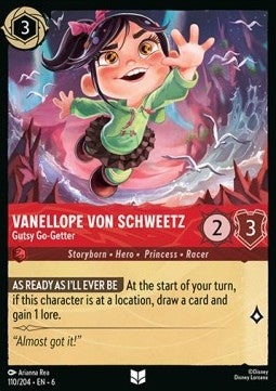 Vanellope Von Schweetz - Gutsy Go-Getter⁣ - Azurite Sea⁣ (Uncommon)⁣ [110]