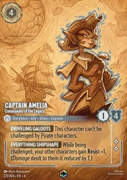 Captain Amelia - Commander of the Legacy (V.2)⁣ - Azurite Sea⁣ (Enchanted)⁣ [221]