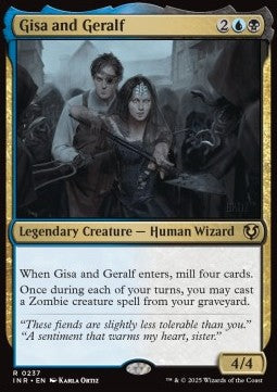 Gisa and Geralf⁣ - Innistrad Remastered⁣ (Rare)⁣ [237]